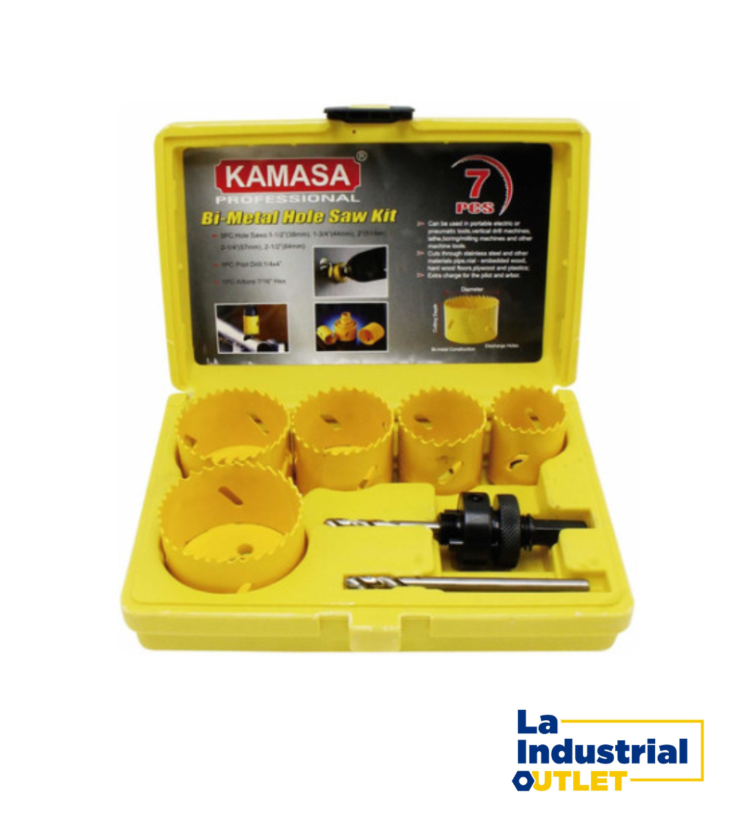 JUG SIERRAS COPAS BI-METAL X7PCS