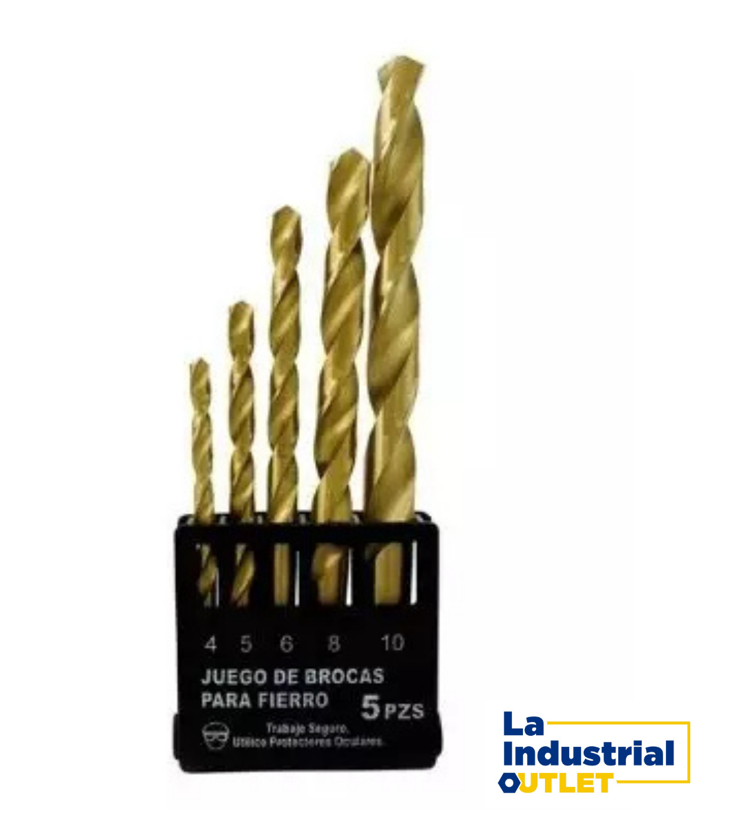 JUG BROCAS P FIERRO 5PCS (4-10MM)