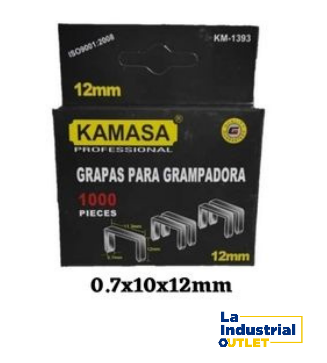 GRAPAS PARA GRAPADORA 0 7X10X12MM