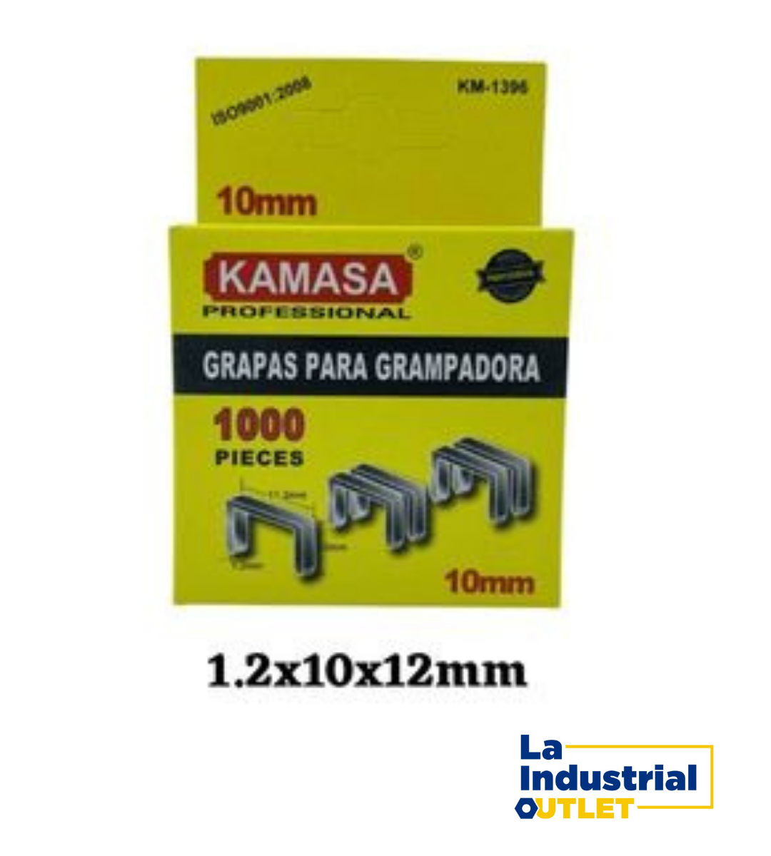 GRAPAS PARA GRAPADORA 1 2X10X12MM