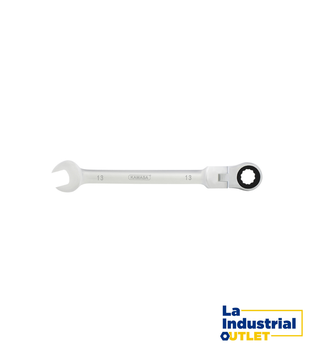 LLAVE MIXTA CON RACHET FLEXIBLE 13MM
