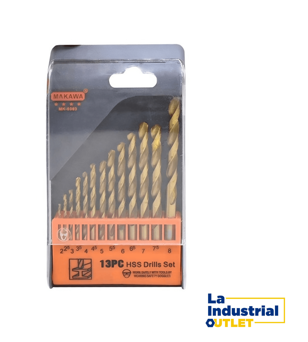 JGO BROCAS X13PCS P METAL MAKAWA