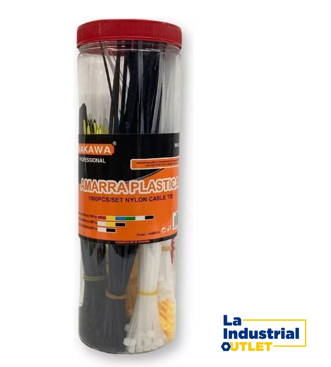 SETS AMARRA PLASTICA X1000PCS MAKAWA