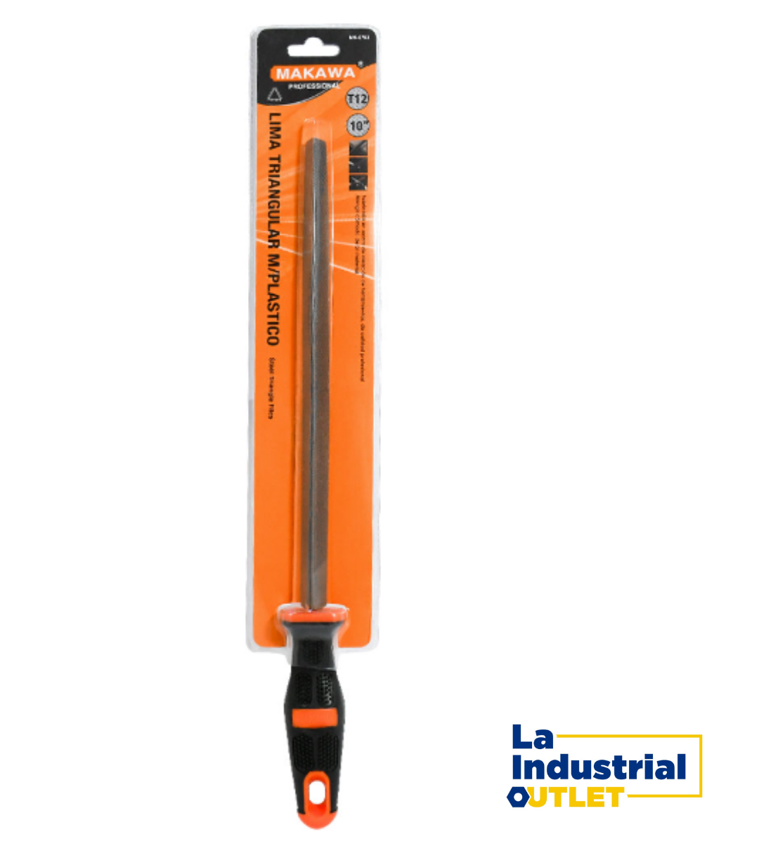 LIMA TRIANGULAR 10´ M. PLASTICO MAKAWA