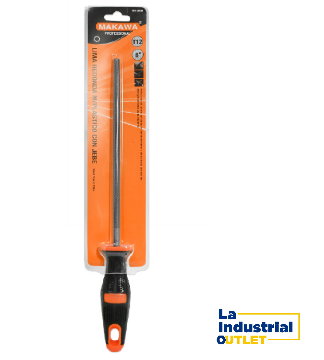 LIMA REDONDA 8´ M. PLASTICO MAKAWA