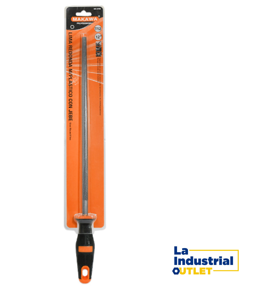 LIMA REDONDA 12´ M. PLASTICO MAKAWA