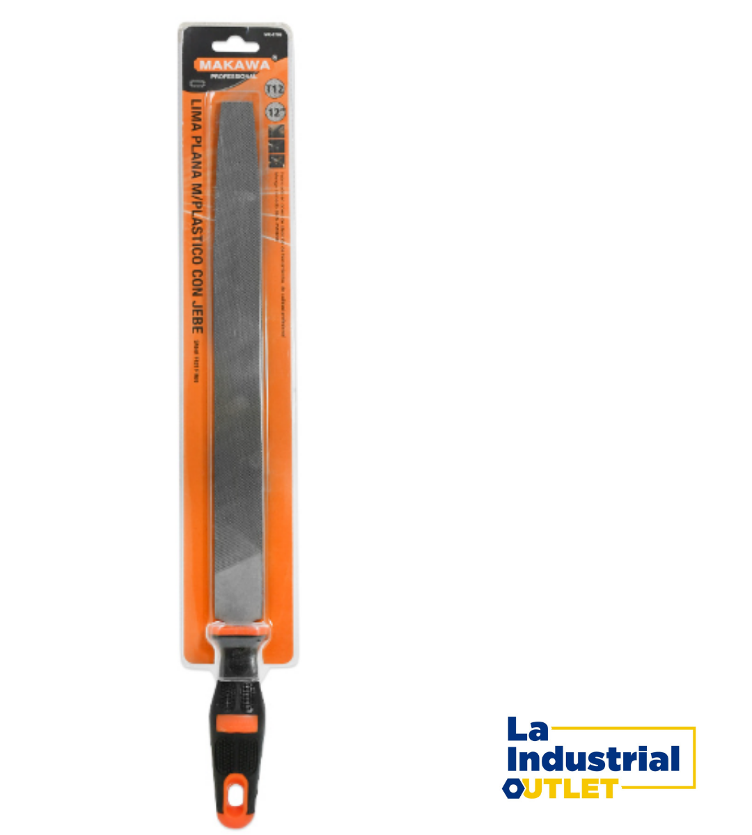 LIMA PLANA 12´ M. PLASTICO MAKAWA