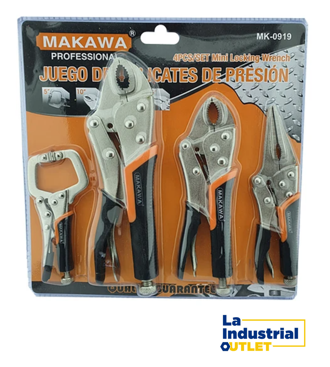 JGO ALICATES CAIMAN POR 4PCS MAKWA