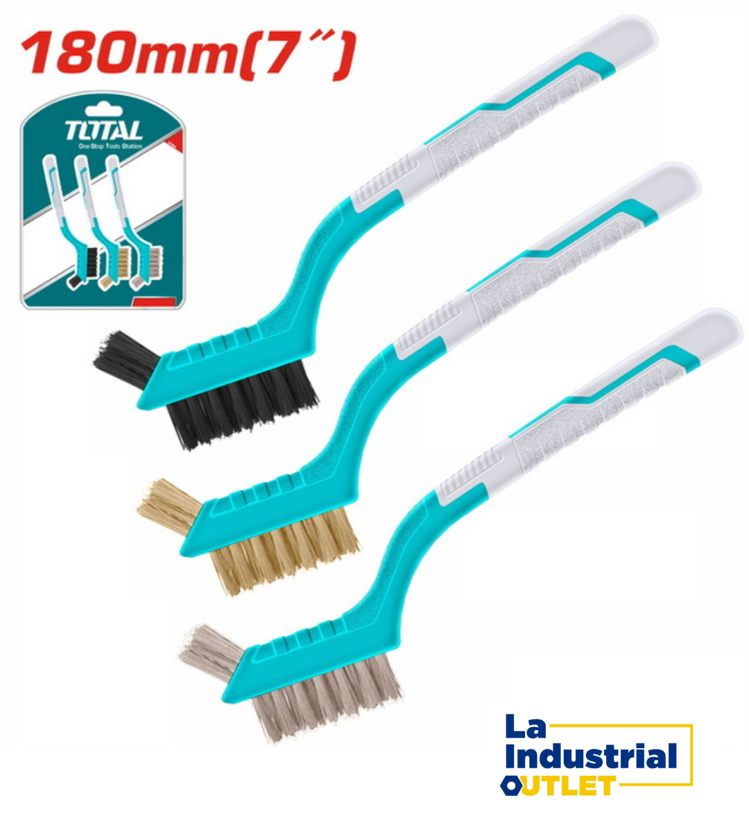 JGO MINI ESCOBILLAS POR 3PCS TOTAL