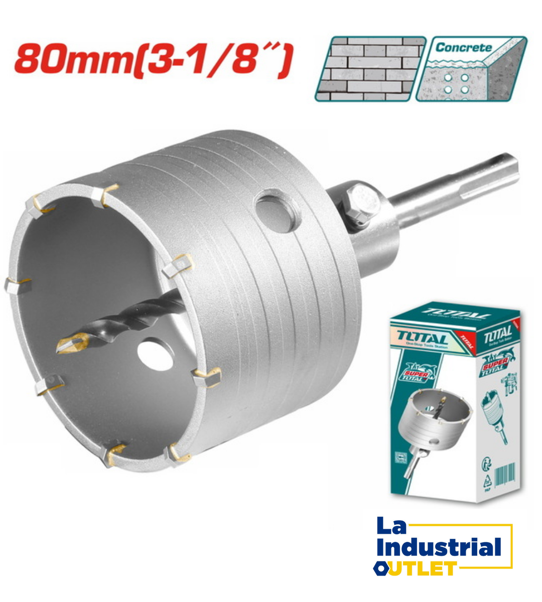 SIERRA COPA PARA CONCRETO 80MM TOTAL