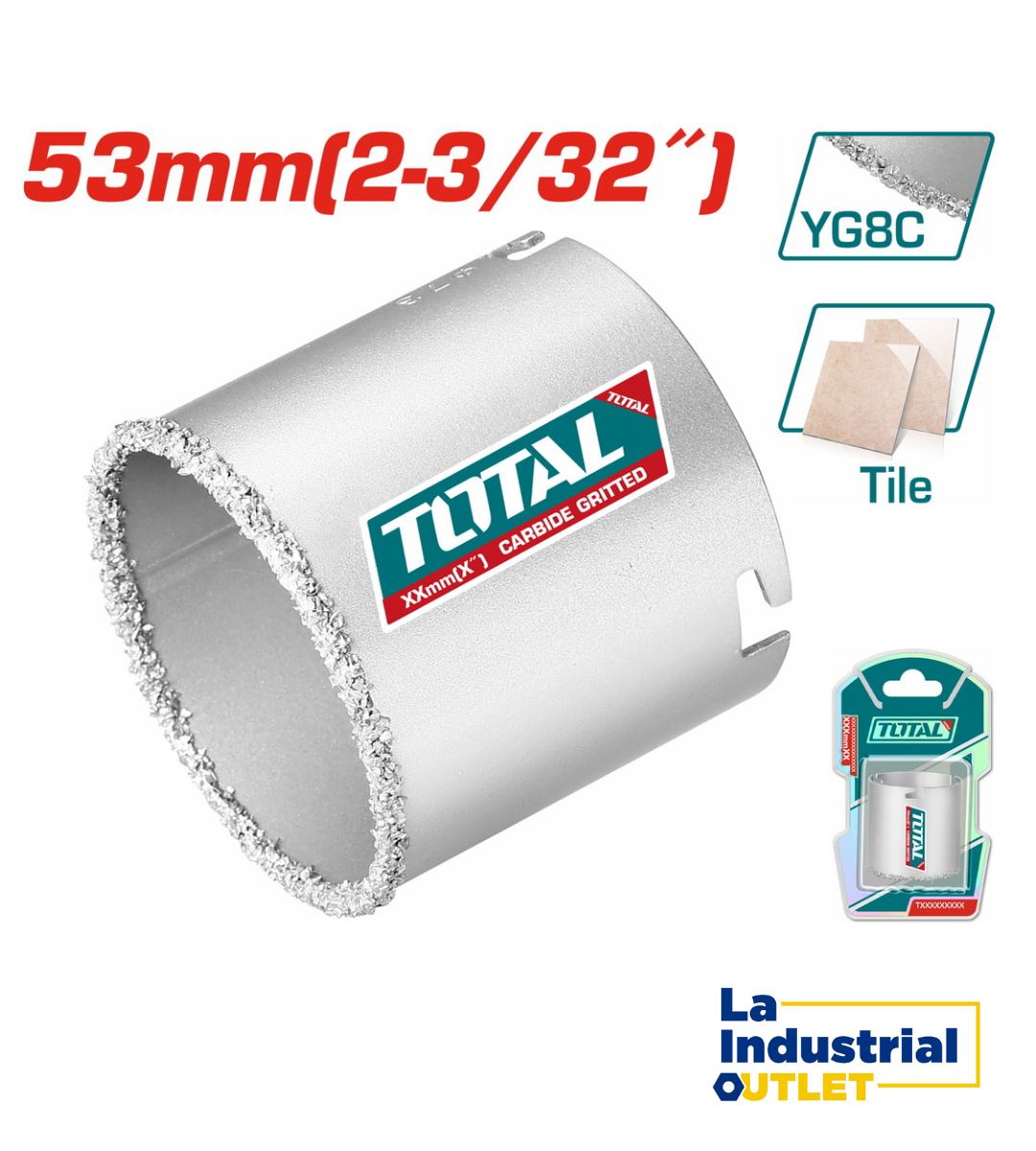 SIERRA COPA DE CORONA CARBURO 53MM TOTAL