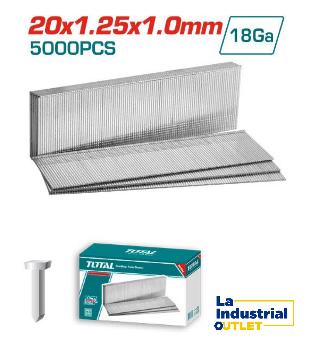 CLAVOS PARA CLAVADORA 20MM TOTAL