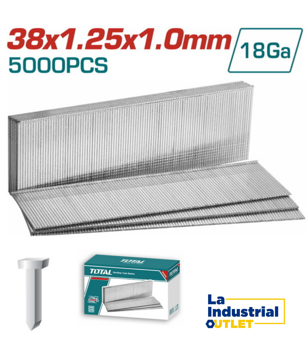 CLAVOS PARA CLAVADORA 38MM TOTAL