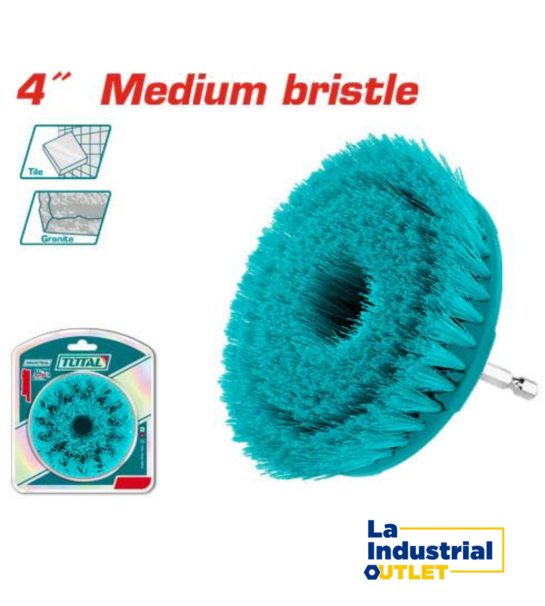 CEPILLO DE CERDAS MEDIANA 4´