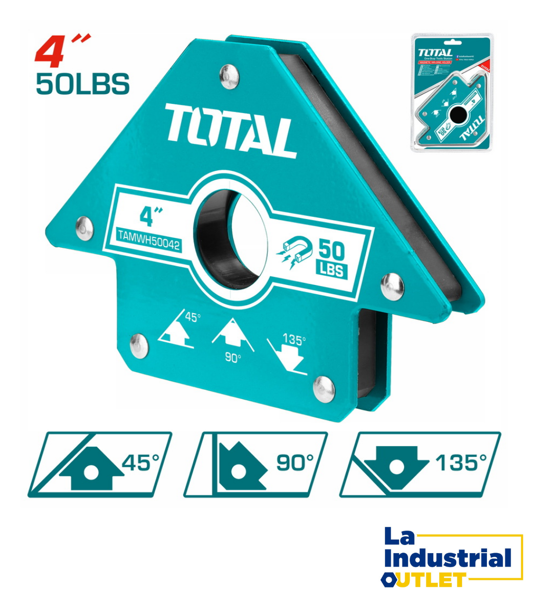 ESCUADRA MAGNETICA 4´ TOTAL