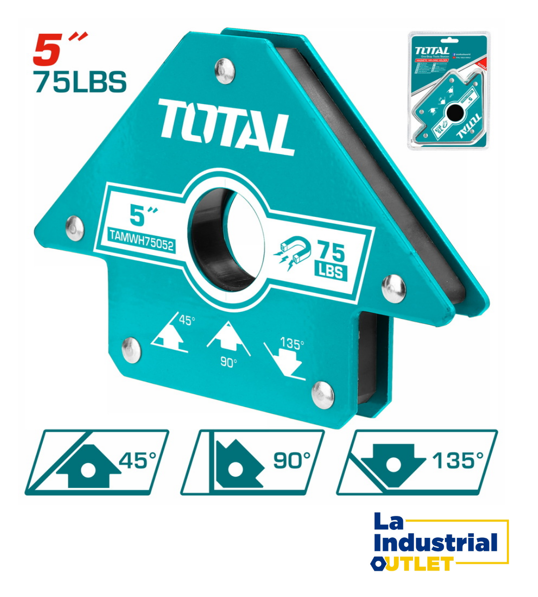 ESCUADRA MAGNETICA 5´ TOTAL