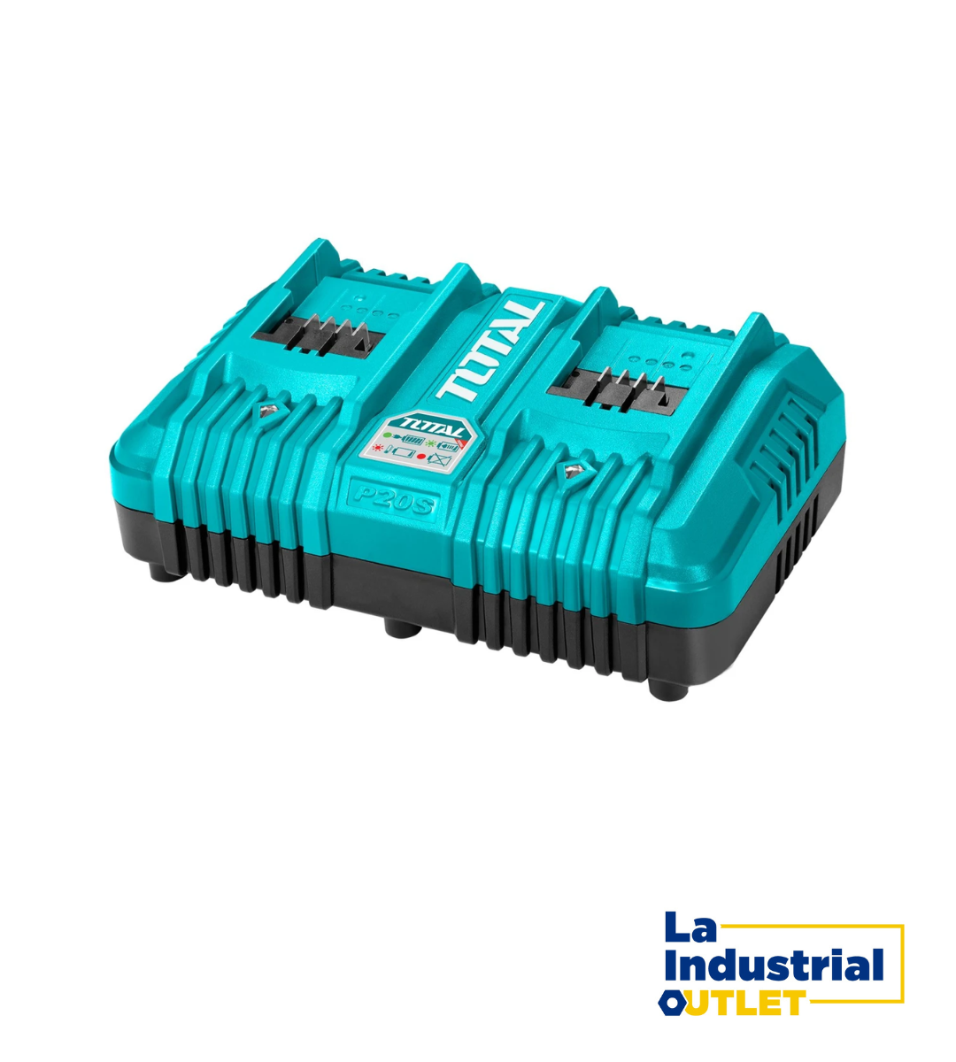 CARGADOR INTELIGENTE DOBLE 20V 4A TOTAL