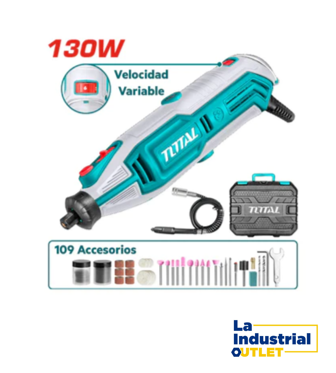 HERRAMIENTA MULTIUSO 130W TOTAL