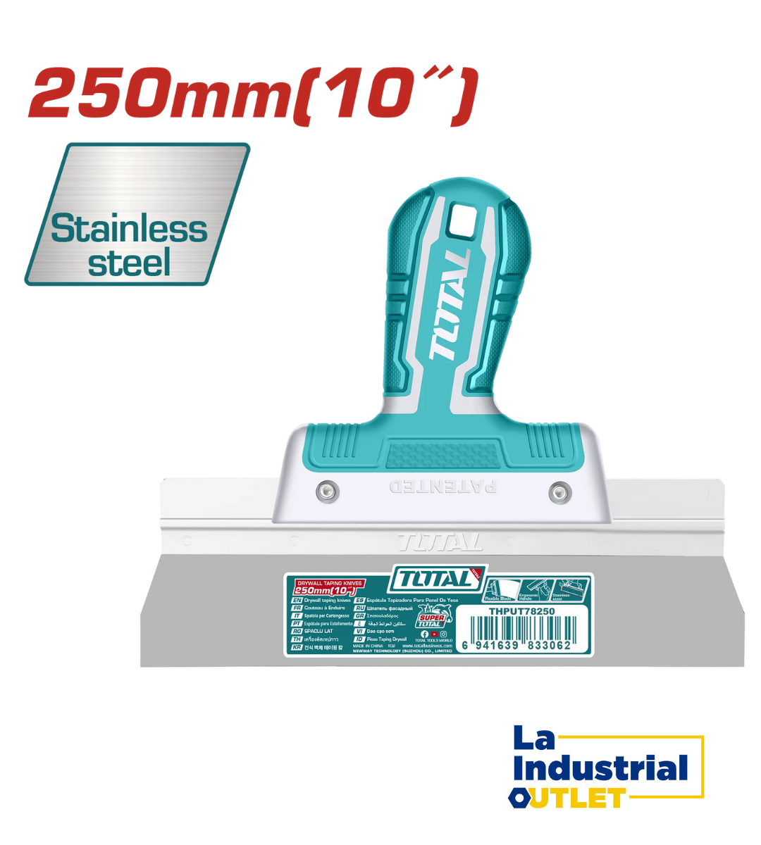 ESPATULA PARA YESO 250MM/10 PULGD