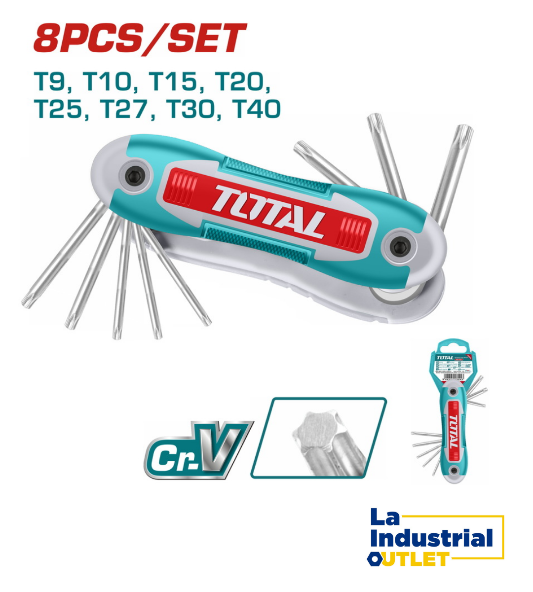 JGO LLAVE ESTRELLA POR 8PCS TOTAL