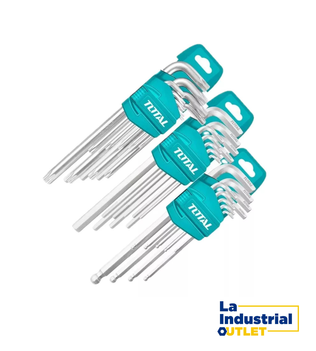 JUEGO LLAVE HEXAGONAL Y ESTRELLA TOTAL