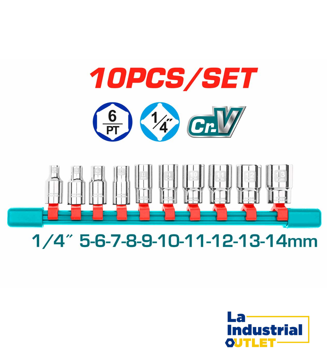 JUEGO DADOS 1/4 10PCS
