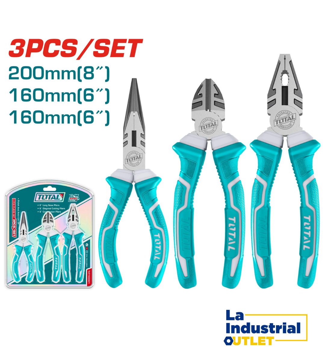 JGO ALICATES POR 3PCS 2 TOTAL