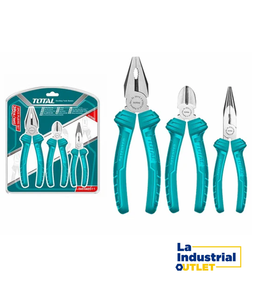 JGO ALICATES POR 3PCS TOTAL