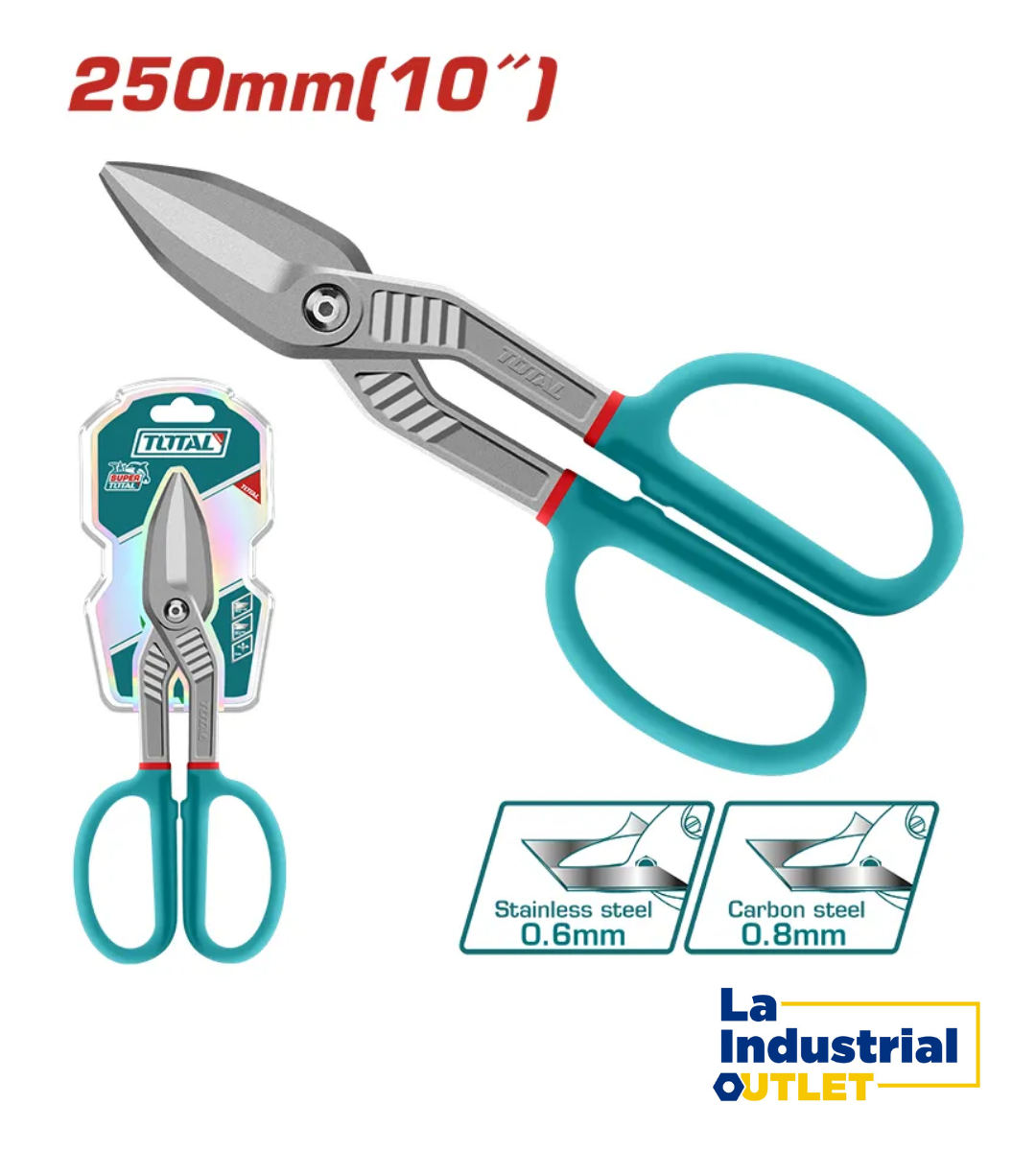 TIJERA CORTA LATA 10´ TOTAL