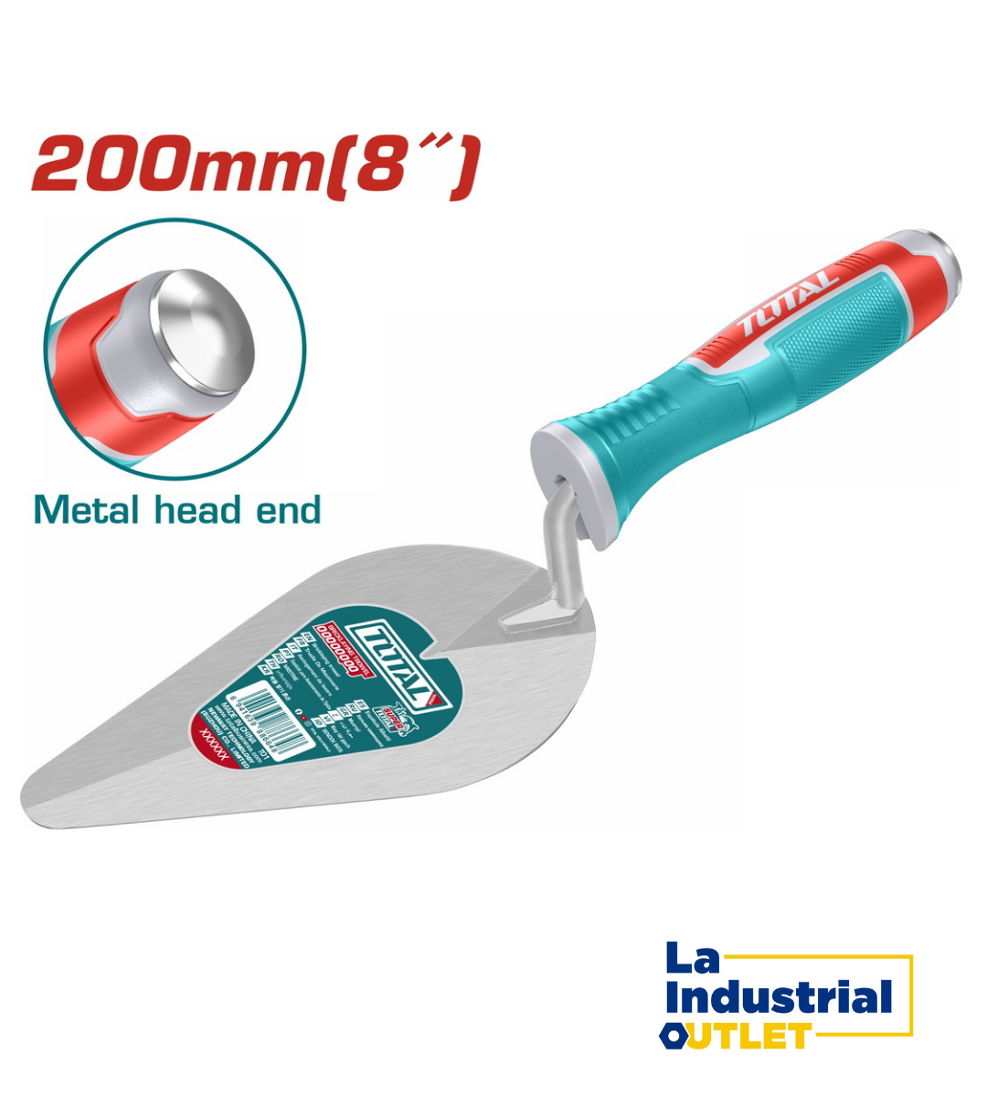 PLANA LENGUETA 8´ MANGO GOMA TOTAL