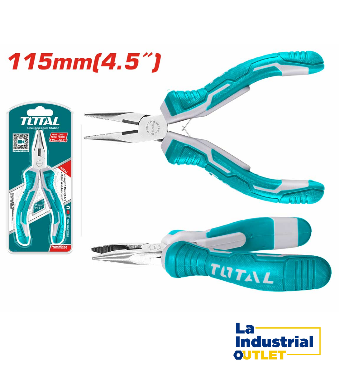 MINI ALICATE 4.5´ PUNTA TOTAL