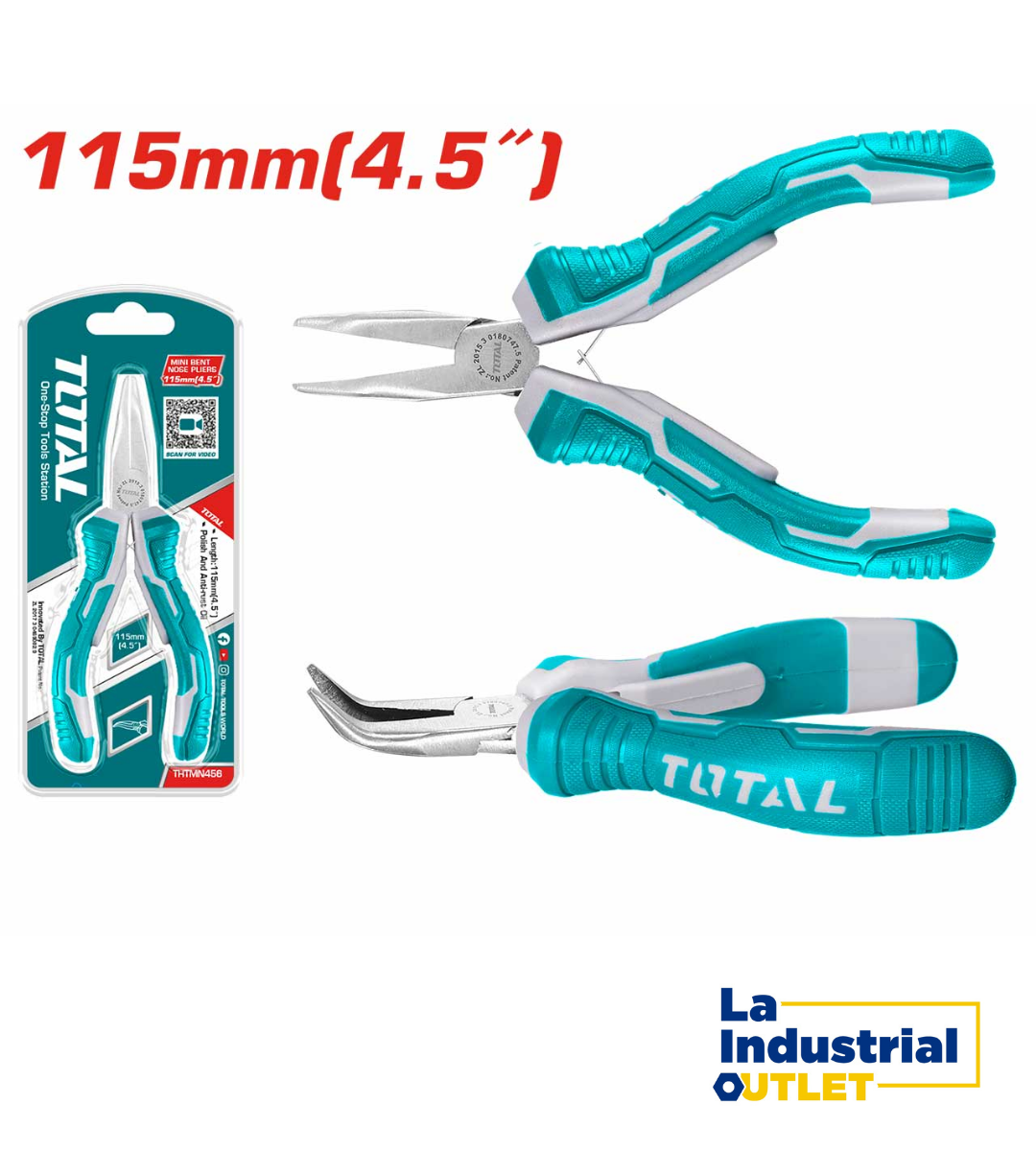 MINI ALICATE 4.5´ PUNTA CURVA TOTAL