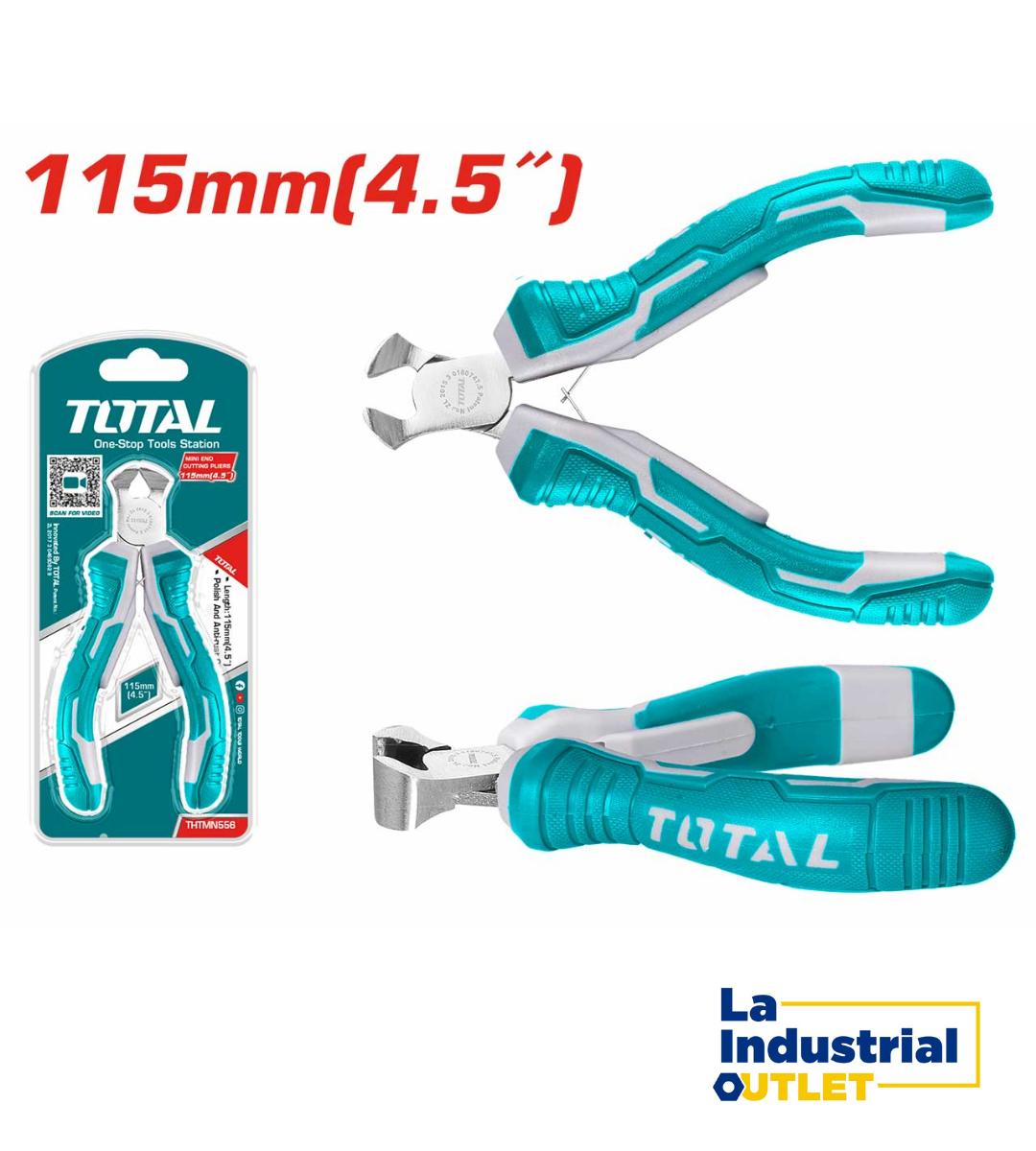 MINI ALICATE 4.5´ TIPO TENAZA TOTAL