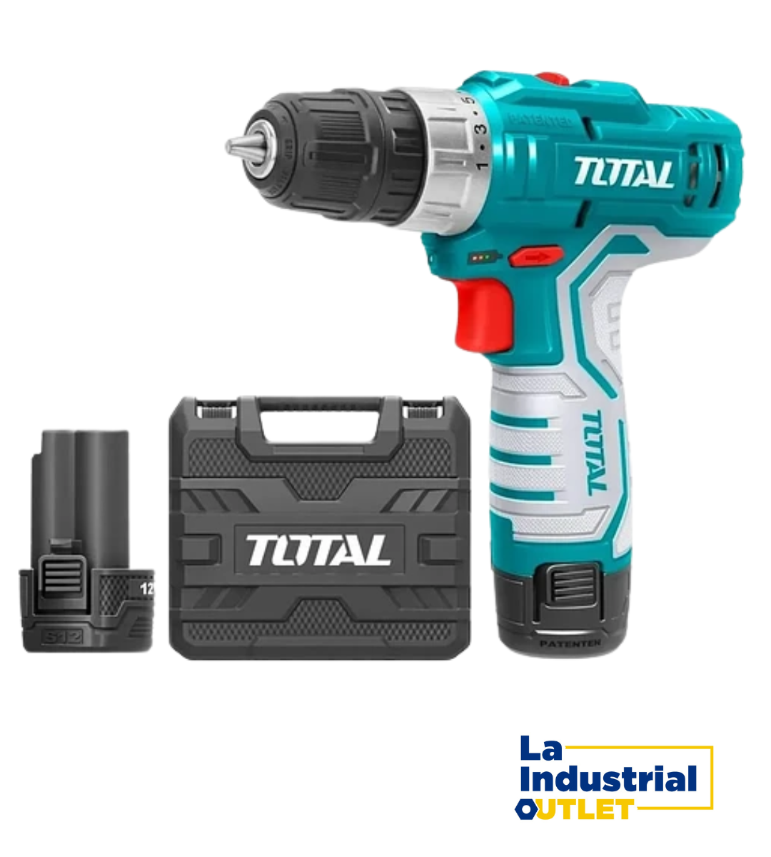 TALADRO INALAMBRICO DE IMPACTO 10MM 12V TOTAL