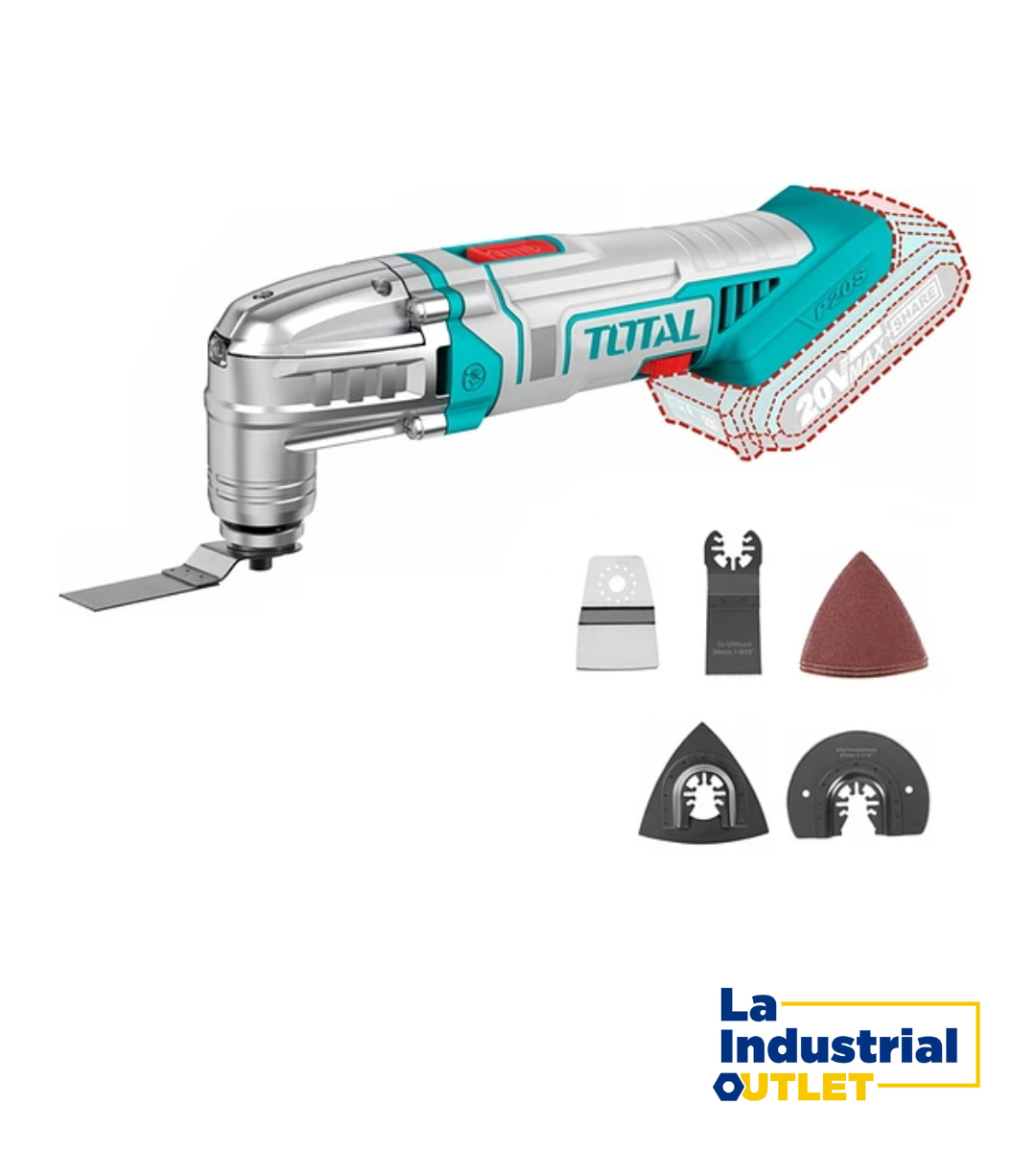 HERRAMIENTA MULTIUSO INALAMBRICO 20V TOTAL