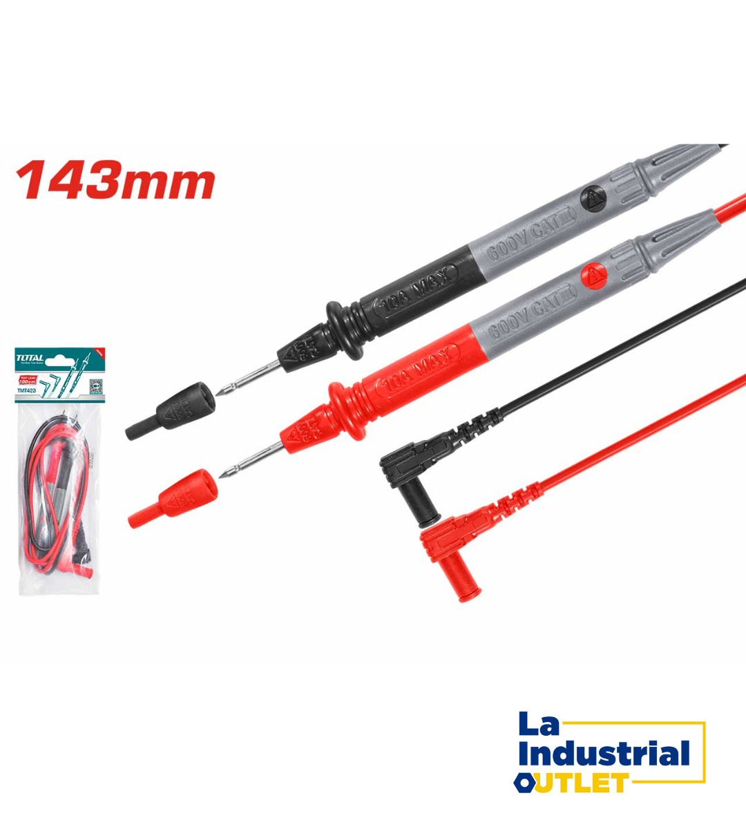 CABLES PARA TESTER DIGITAL TOTAL