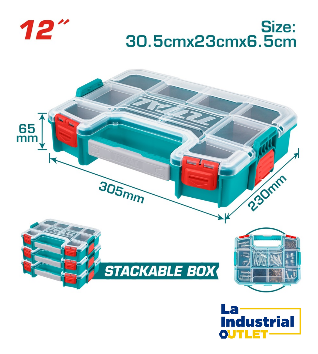 ORGANIZADOR PLASTICO 12´