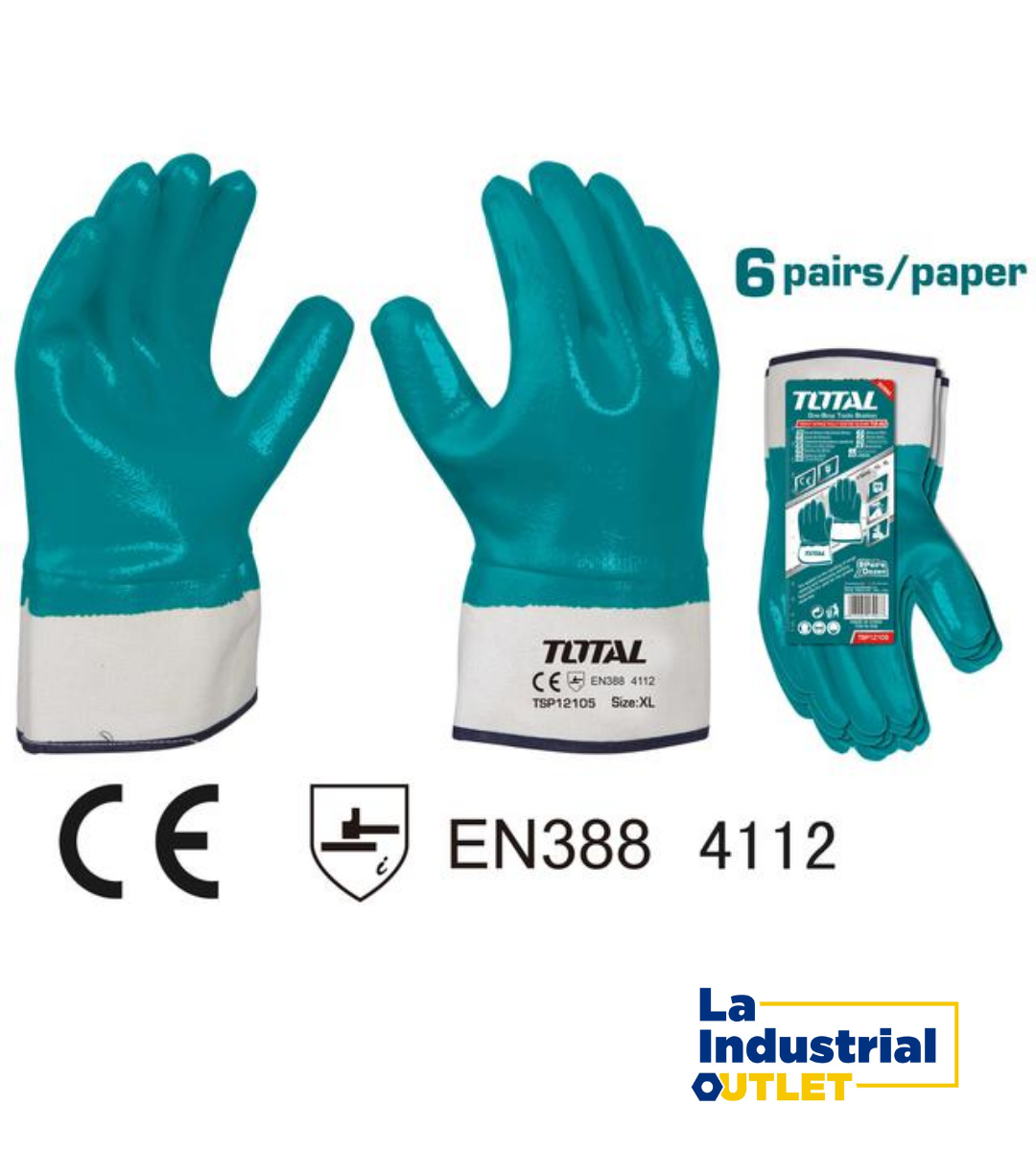 GUANTE DE NITRILO 10´ TOTAL