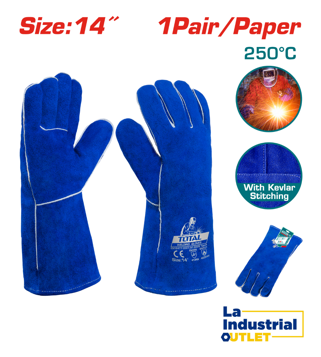 GUANTE PARA SOLDAR 14´ TOTAL