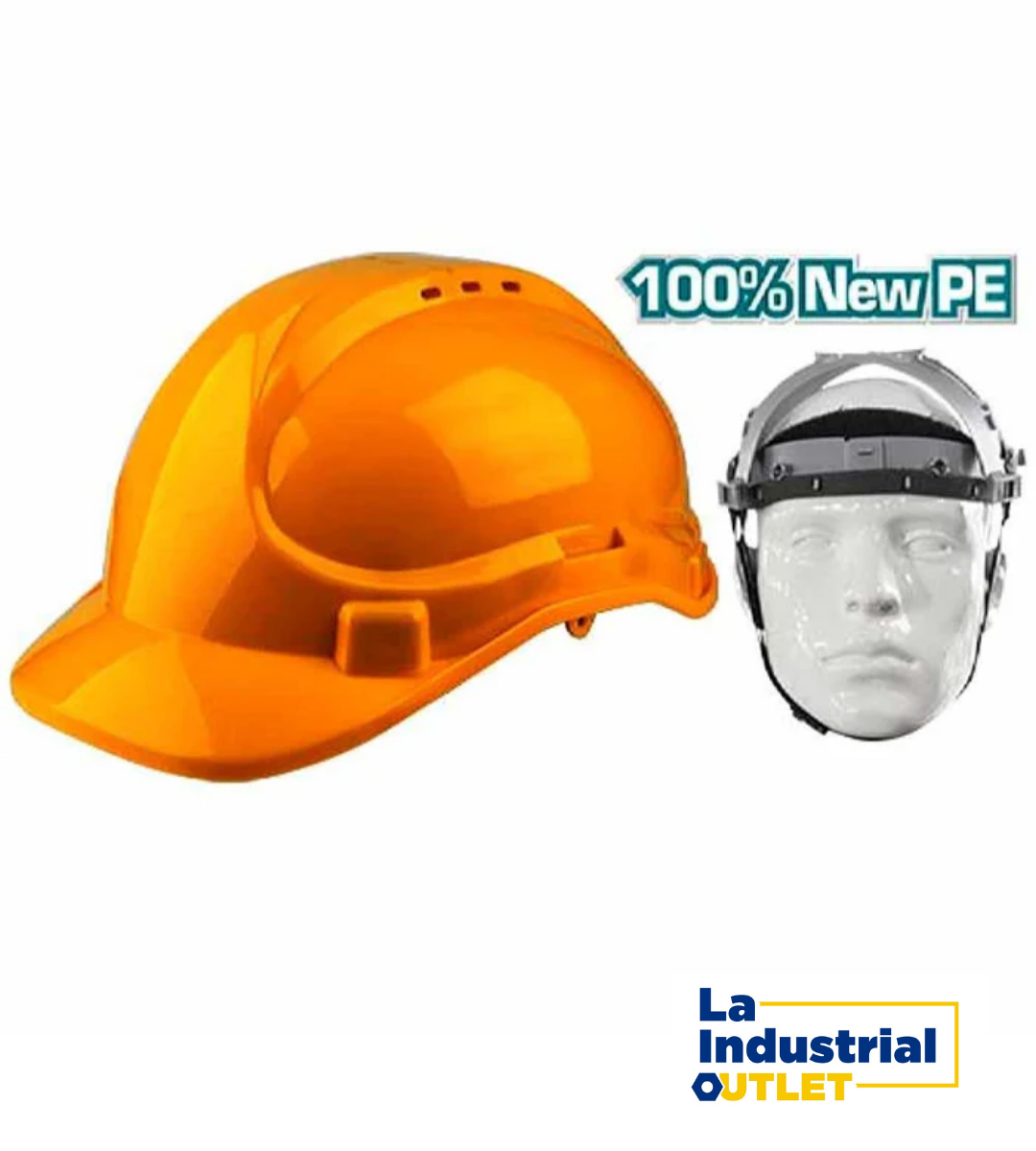 CASCO DE SEGURIDAD NARANJO 330G TOTAL