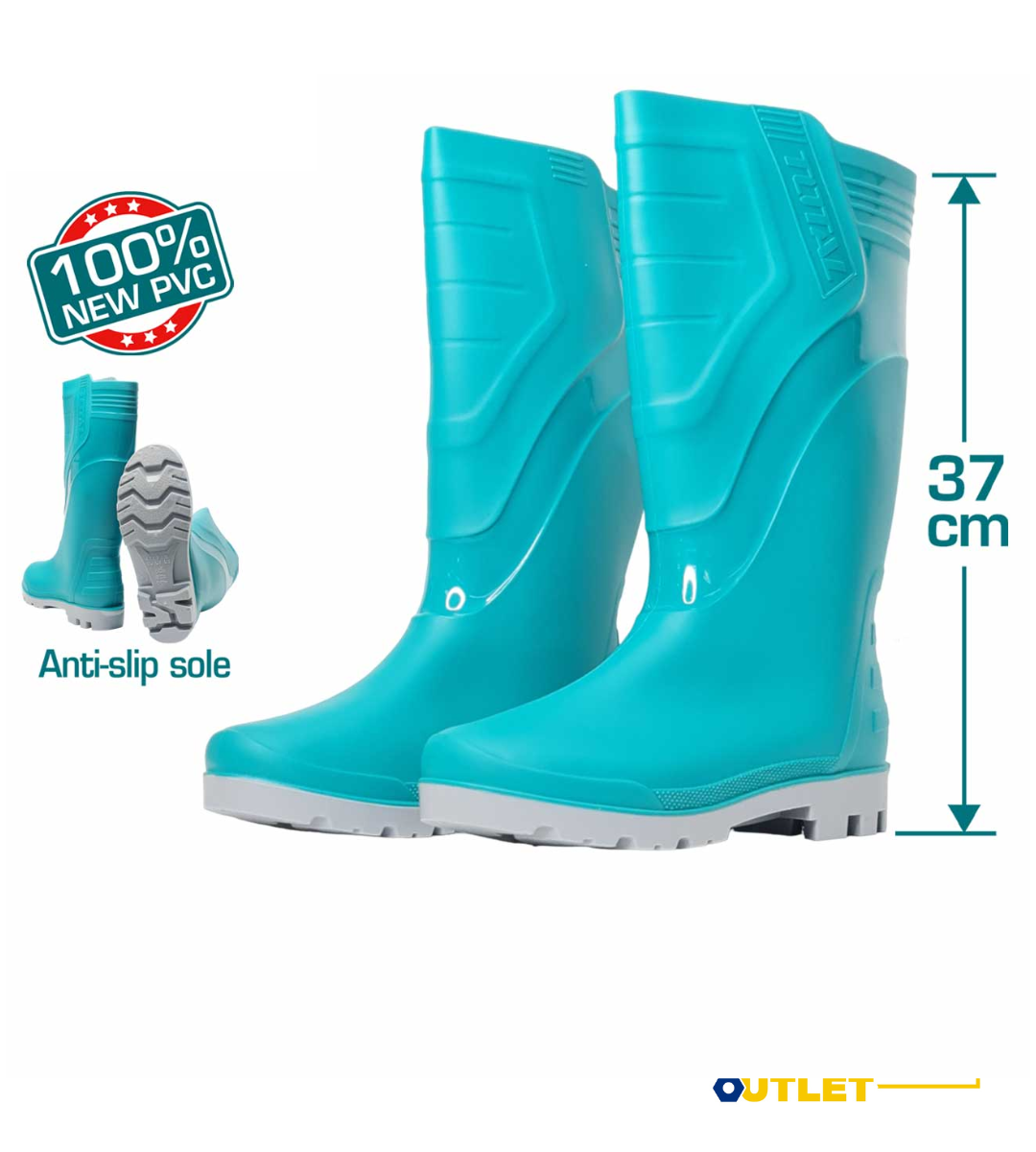 BOTAS DE AGUA T44 PVC/NITRILO TOTAL
