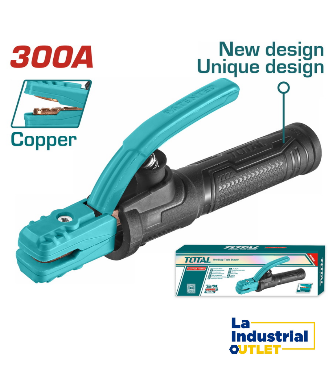 PORTA ELECTRODO 300A TOTAL