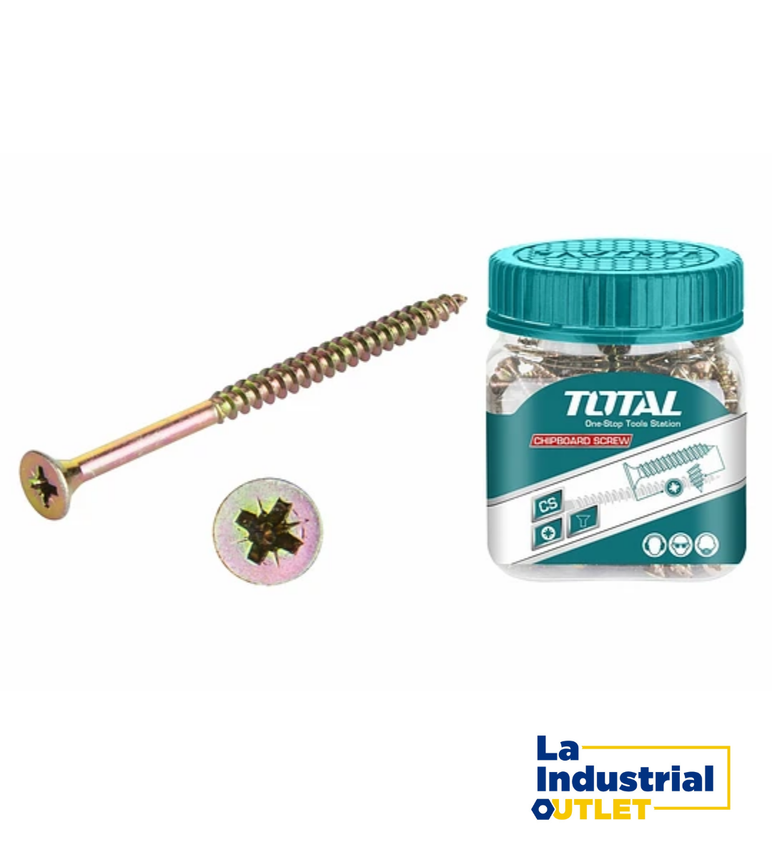 TORNILLO MADERA AGLOMERADA 250PCS 3.5X25MM