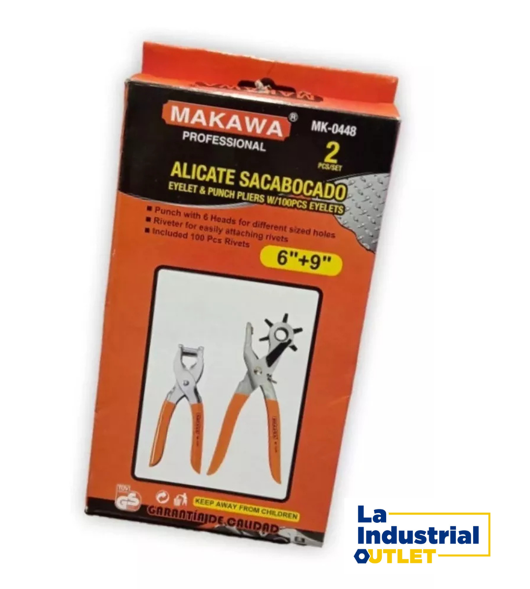 JGO ALICATES SACABOCADOS 2PCS 6 9 MAKAWA