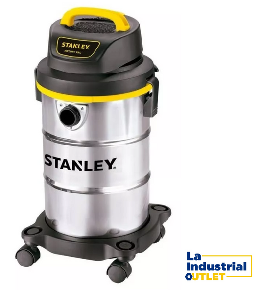 ASPIRADORA ACERO INOX 840W 19LTS STANLEY