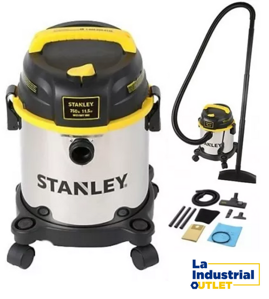 ASPIRADORA ACERO INOX 850W 18.9LTS STANLEY