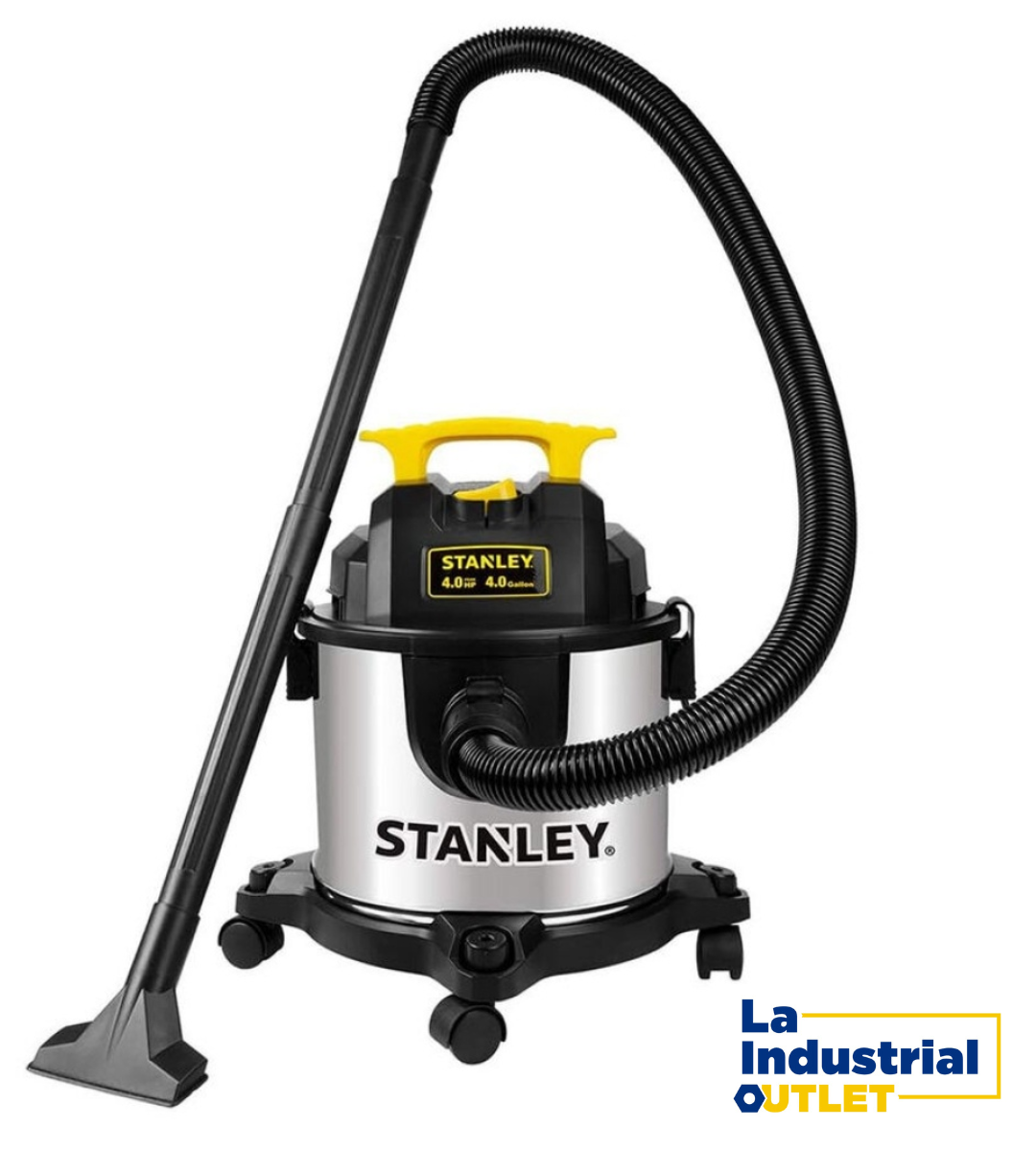 ASPIRADORA ACERO INOX 960W 15.1LTS STANLEY