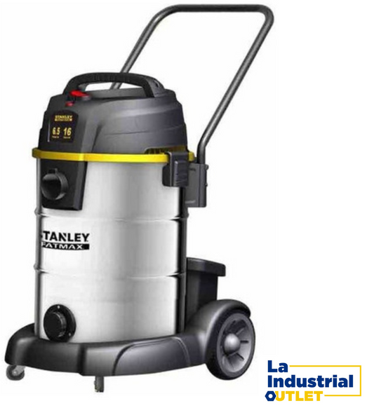 ASPIRADORA ACERO INOX 1440W 60.5LTS STANLEY