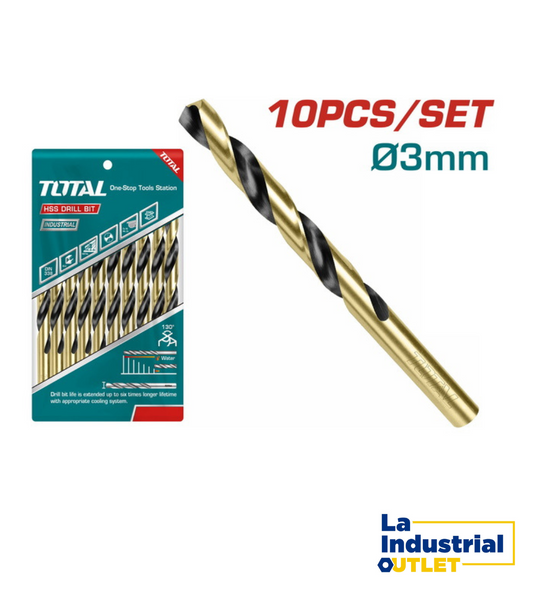 BROCA P/ METAL HSS 3.0MM TOTAL