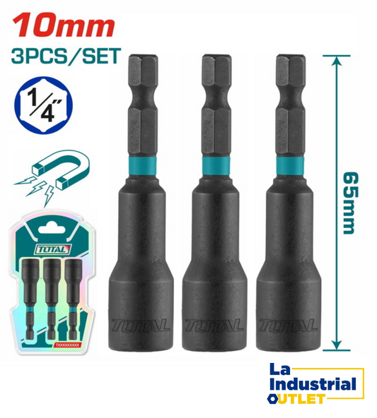 JGO SOPORTE DE DESTONILLADOR POR 3PCS 10MM TOTAL